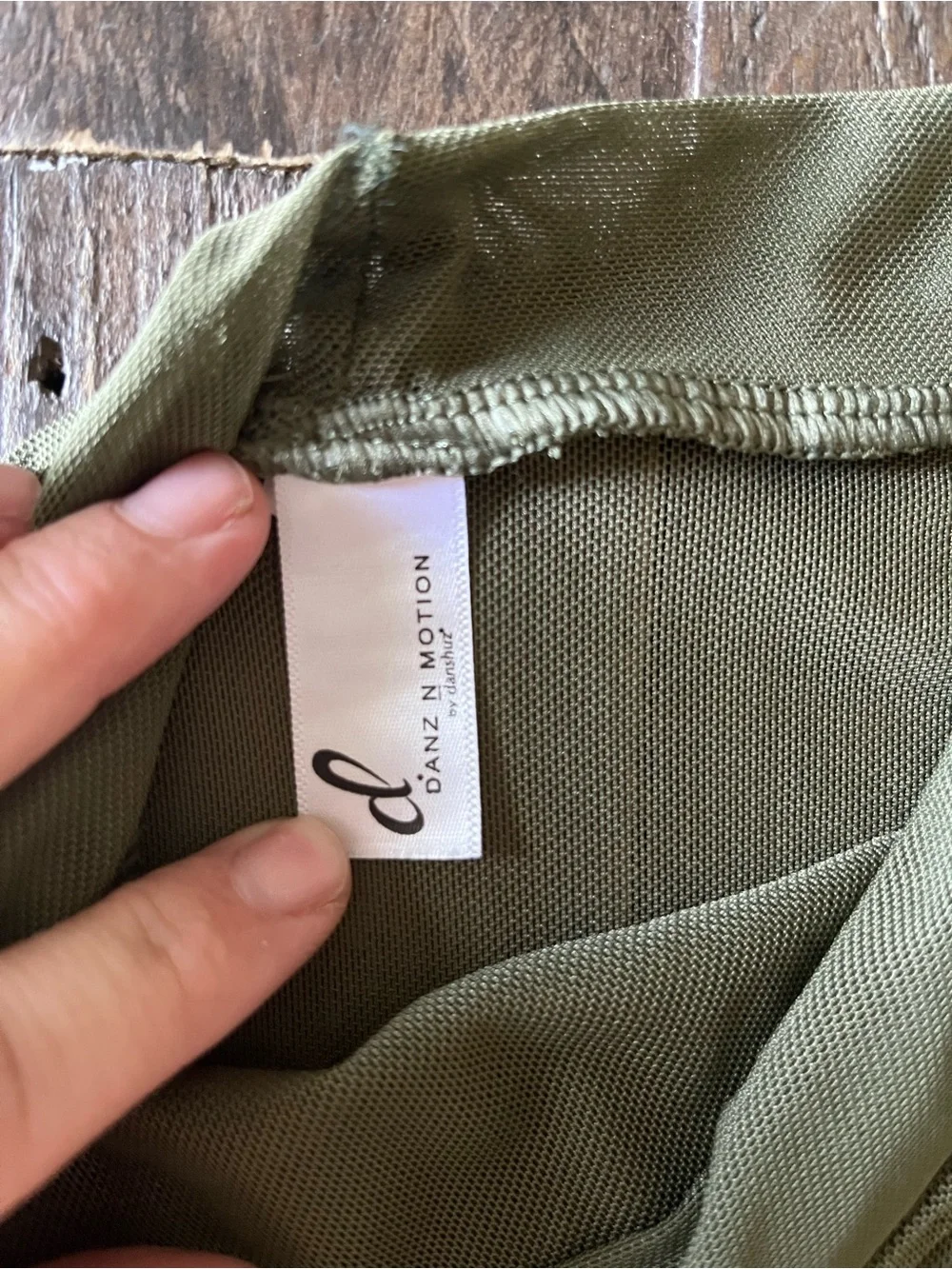 Kids Ballet Skirt Xl Olive Green